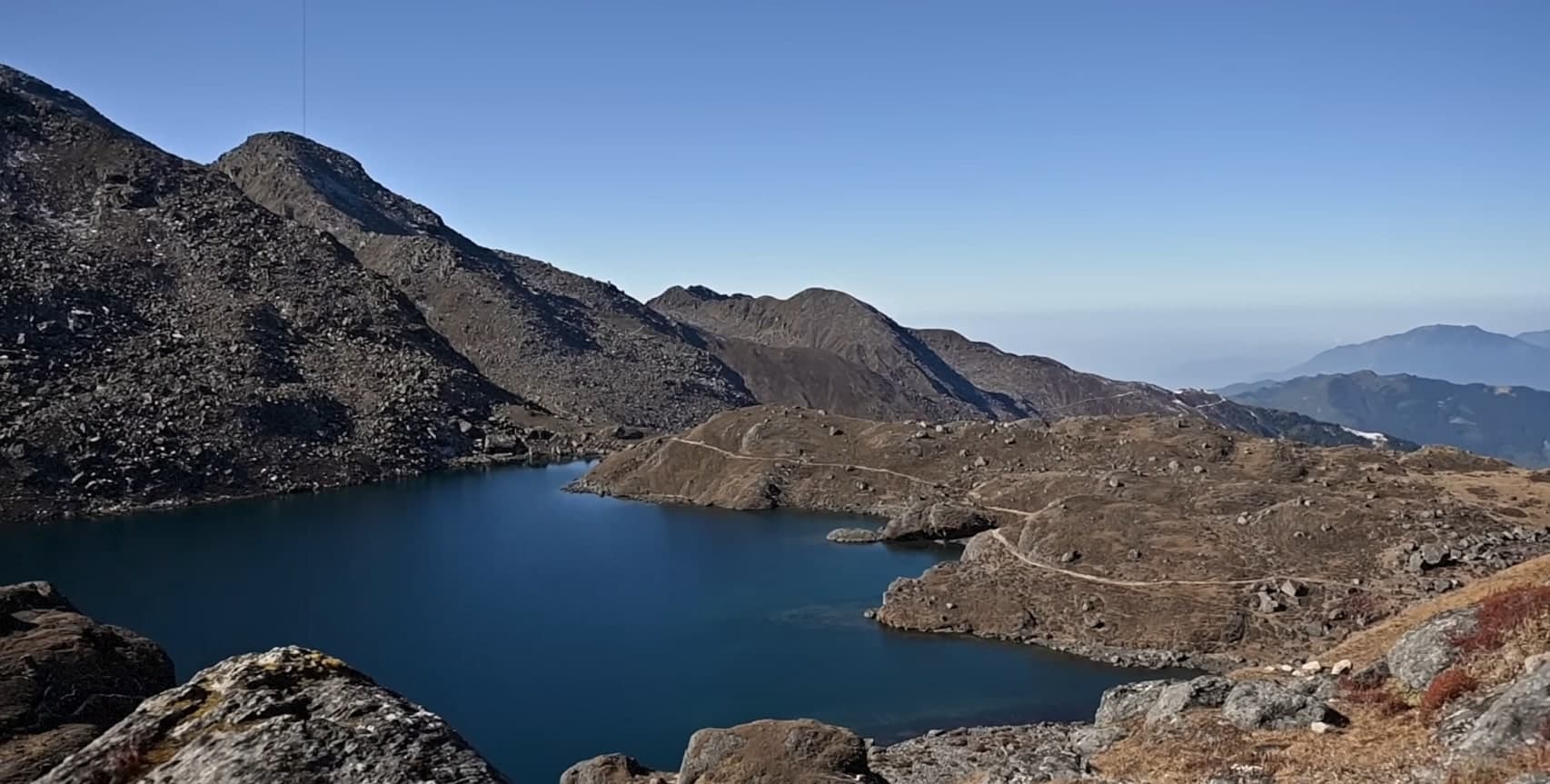 Gosaikunda holy lake in the Langtang region